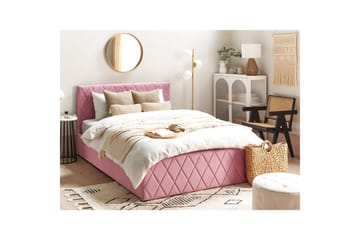 Säng med förvaring Rochefort - Rosa, 140x200 cm - Möbler - Säng - Säng med förvaring