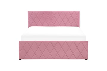 Säng med förvaring Rochefort - Rosa, 140x200 cm - Möbler - Säng - Säng med förvaring