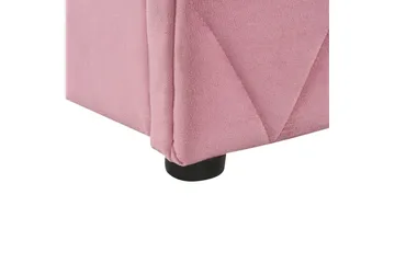 Säng med förvaring Rochefort - Rosa, 140x200 cm - Möbler - Säng - Säng med förvaring