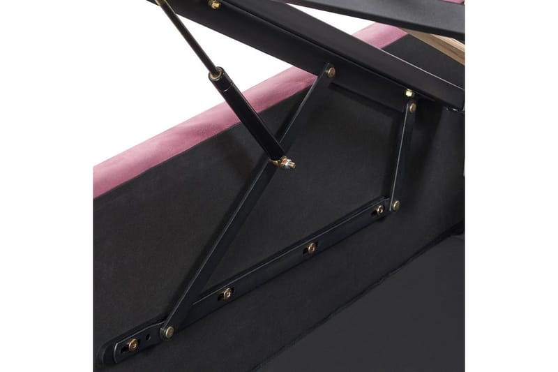 Säng med förvaring Rochefort - Rosa, 160x200 cm - Möbler - Säng - Säng med förvaring
