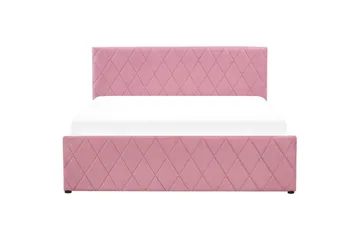 Säng med förvaring Rochefort - Rosa, 160x200 cm - Möbler - Säng - Säng med förvaring