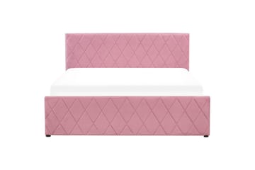 Säng med förvaring Rochefort - Rosa, 160x200 cm - Möbler - Säng - Säng med förvaring
