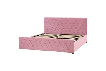 Säng med förvaring Rochefort - Rosa, 180x200 cm - Möbler - Säng - Säng med förvaring