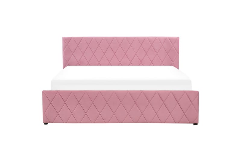 Säng med förvaring Rochefort - Rosa, 180x200 cm - Möbler - Säng - Säng med förvaring