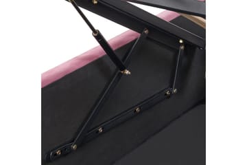 Säng med förvaring Rochefort - Rosa, 180x200 cm - Möbler - Säng - Säng med förvaring