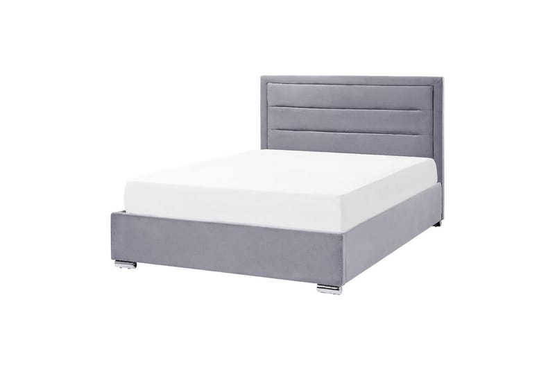Säng med förvaring Rouen - Grå, 140x200 cm - Möbler - Säng - Säng med förvaring