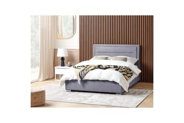 Säng med förvaring Rouen - Grå, 140x200 cm - Möbler - Säng - Säng med förvaring