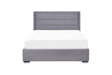 Säng med förvaring Rouen - Grå, 140x200 cm - Möbler - Säng - Säng med förvaring