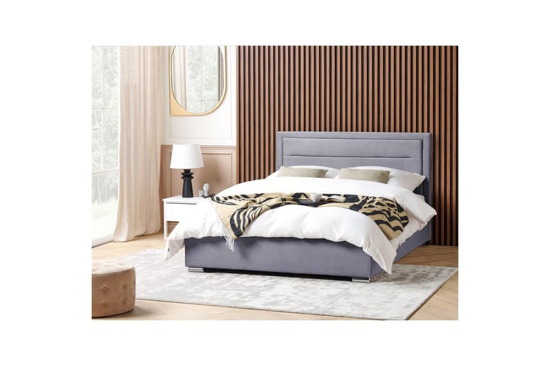 Säng med förvaring Rouen - Grå, 180x200 cm - Möbler - Säng - Säng med förvaring