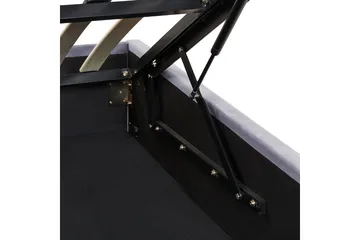 Säng med förvaring Rouen - Grå, 180x200 cm - Möbler - Säng - Säng med förvaring