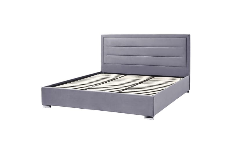 Säng med förvaring Rouen - Grå, 180x200 cm - Möbler - Säng - Säng med förvaring