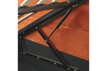 Säng med förvaring Rouen - Orange, 180x200 cm - Möbler - Säng - Säng med förvaring
