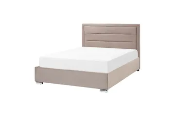 Säng med förvaring Rouen - Taupe, 140x200 cm - Möbler - Säng - Säng med förvaring