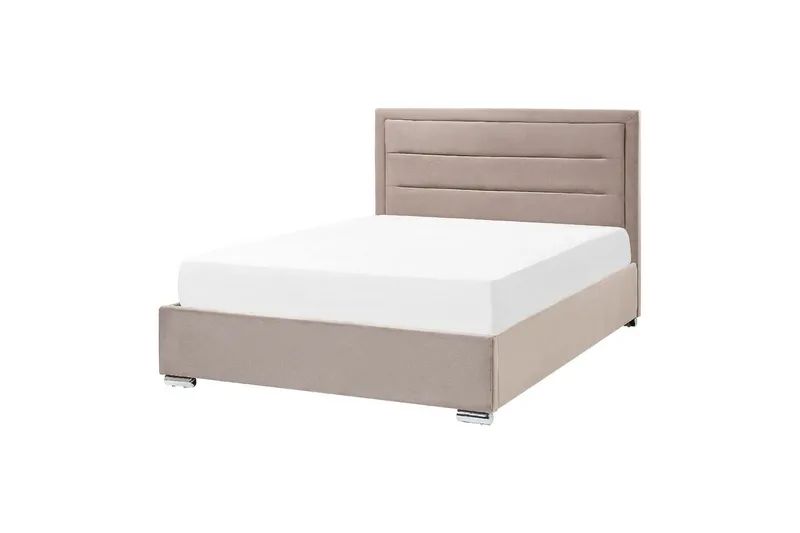 Säng med förvaring Rouen - Taupe, 140x200 cm - Möbler - Säng - Säng med förvaring