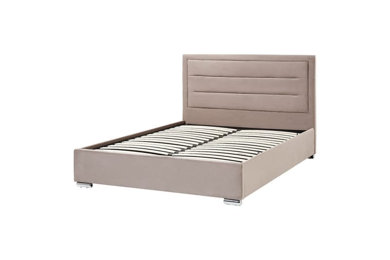Säng med förvaring Rouen - Taupe, 160x200 cm - Möbler - Säng - Säng med förvaring