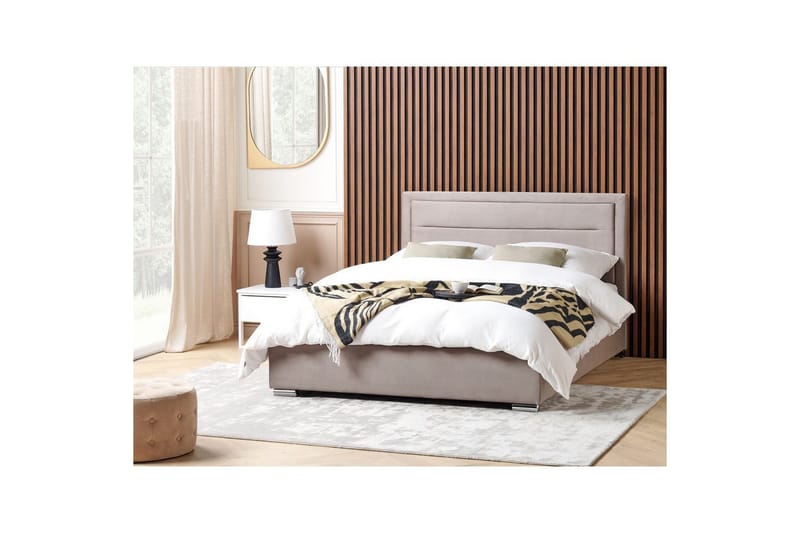 Säng med förvaring Rouen - Taupe, 180x200 cm - Möbler - Säng - Säng med förvaring