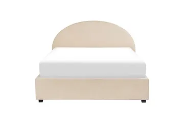 Säng med förvaring Vaucluse - Beige/Bouclé, 140x200 cm - Möbler - Säng - Säng med förvaring