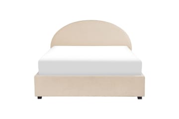 Säng med förvaring Vaucluse - Beige/Bouclé, 140x200 cm - Möbler - Säng - Säng med förvaring