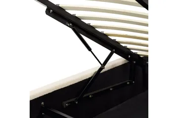 Säng med förvaring Vaucluse - Beige/Bouclé, 140x200 cm - Möbler - Säng - Säng med förvaring