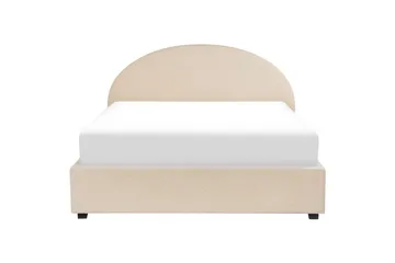 Säng med förvaring Vaucluse - Beige/Bouclé, 180x200 cm - Möbler - Säng - Säng med förvaring