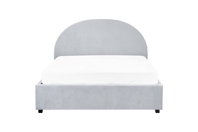 Säng med förvaring Vaucluse - Ljusblå/Polyester, 140x200 cm - Möbler - Säng - Säng med förvaring