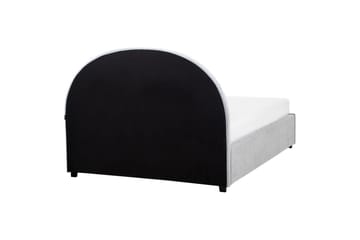 Säng med förvaring Vaucluse - Ljusblå/Polyester, 140x200 cm - Möbler - Säng - Säng med förvaring