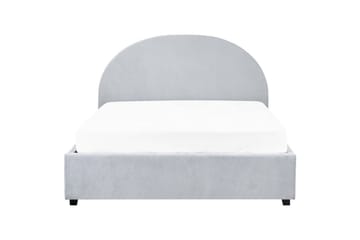 Säng med förvaring Vaucluse - Ljusblå/Polyester, 140x200 cm - Möbler - Säng - Säng med förvaring