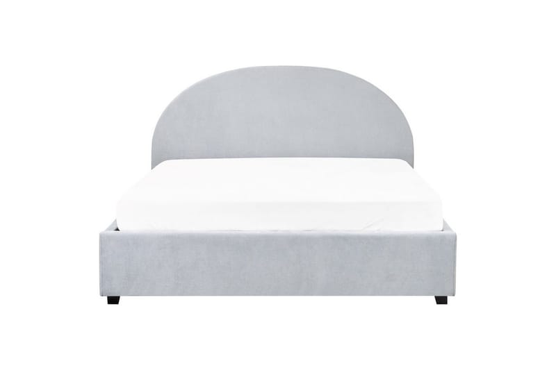 Säng med förvaring Vaucluse - Ljusblå/Polyester, 160x200 cm - Möbler - Säng - Säng med förvaring