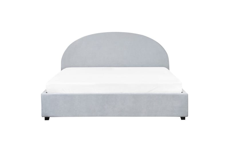 Säng med förvaring Vaucluse - Ljusblå/Polyester, 180x200 cm - Möbler - Säng - Säng med förvaring