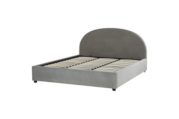Säng med förvaring Vaucluse - Ljusgrå/Sammet, 180x200 cm - Möbler - Säng - Säng med förvaring