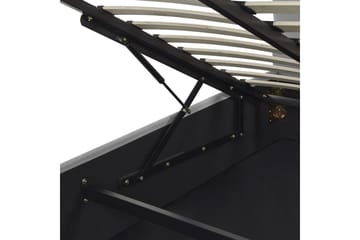 Säng med förvaring Vaucluse - Ljusgrå/Sammet, 180x200 cm - Möbler - Säng - Säng med förvaring