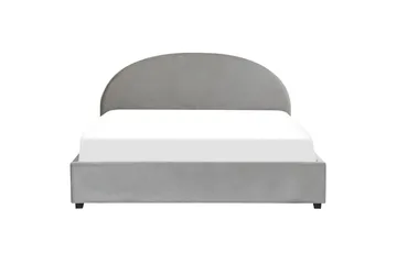 Säng med förvaring Vaucluse - Ljusgrå/Sammet, 180x200 cm - Möbler - Säng - Säng med förvaring