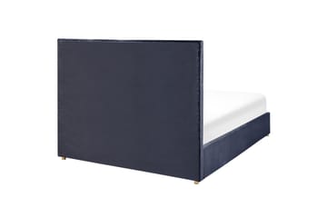 Säng med förvaring Vernoyes - Svart, guld, 160x200 cm - Möbler - Säng - Säng med förvaring