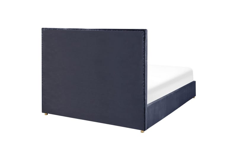 Säng med förvaring Vernoyes - Svart, guld, 160x200 cm - Möbler - Säng - Säng med förvaring