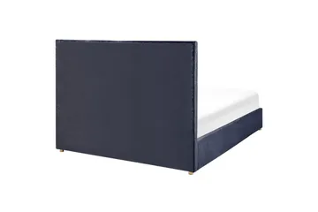 Säng med förvaring Vernoyes - Svart, guld, 180x200 cm - Möbler - Säng - Säng med förvaring