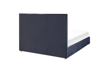 Säng med förvaring Vernoyes - Svart, guld, 180x200 cm - Möbler - Säng - Säng med förvaring