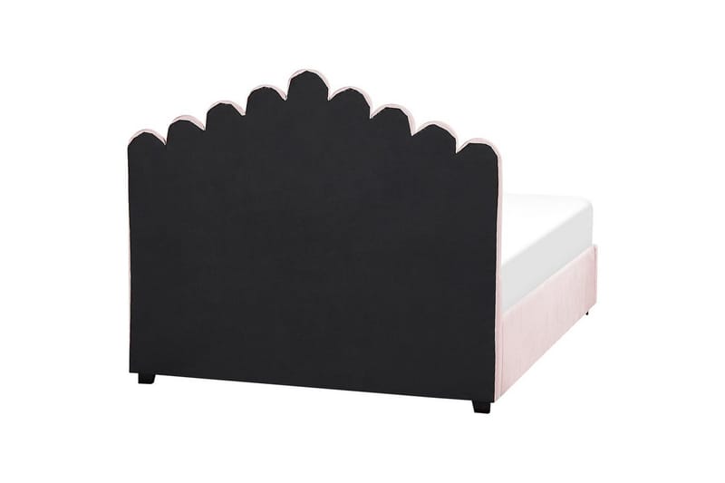 Säng med förvaring Vincennes - Rosa, Svart, 140x200 cm - Möbler - Säng - Säng med förvaring