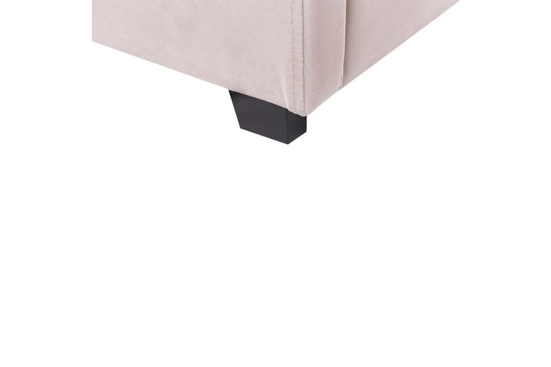 Säng med förvaring Vincennes - Rosa, Svart, 140x200 cm - Möbler - Säng - Säng med förvaring