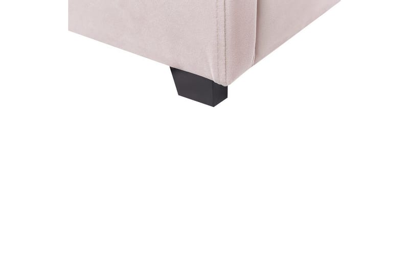 Säng med förvaring Vincennes - Rosa, Svart, 160x200 cm - Möbler - Säng - Säng med förvaring