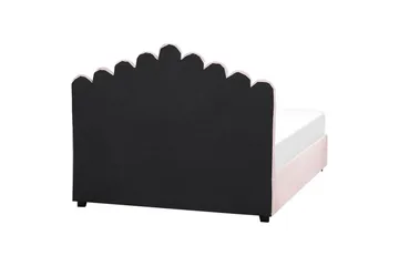 Säng med förvaring Vincennes - Rosa, Svart, 160x200 cm - Möbler - Säng - Säng med förvaring