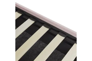 Säng med förvaring Vincennes - Rosa, Svart, 160x200 cm - Möbler - Säng - Säng med förvaring