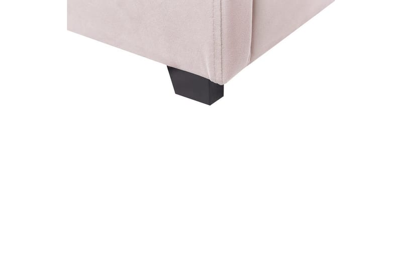Säng med förvaring Vincennes - Rosa, Svart, 180x200 cm - Möbler - Säng - Säng med förvaring