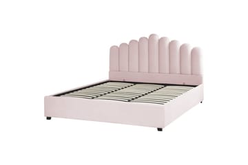 Säng med förvaring Vincennes - Rosa, Svart, 180x200 cm - Möbler - Säng - Säng med förvaring