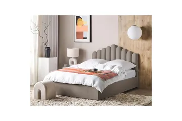 Säng med förvaring Vincennes - Taupe, svart, 160x200 cm - Möbler - Säng - Säng med förvaring