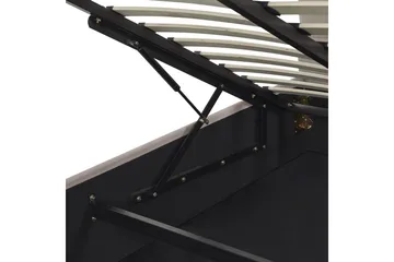 Säng med förvaring Vincennes - Taupe, svart, 160x200 cm - Möbler - Säng - Säng med förvaring