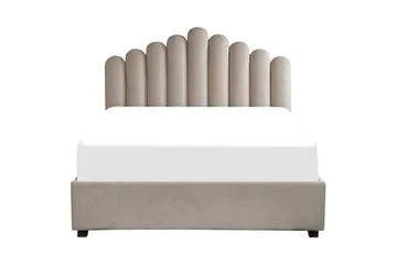 Säng med förvaring Vincennes - Taupe, svart, 160x200 cm - Möbler - Säng - Säng med förvaring