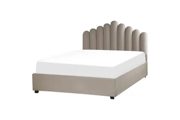 Säng med förvaring Vincennes - Taupe, svart, 160x200 cm - Möbler - Säng - Säng med förvaring