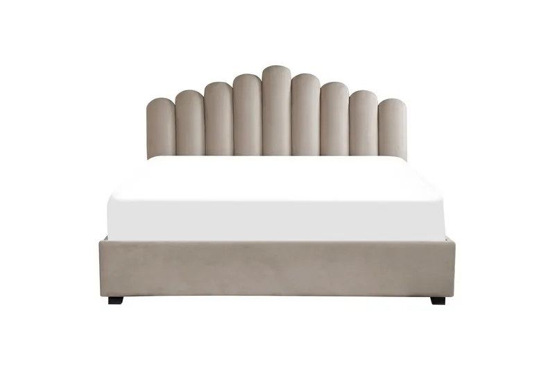 Säng med förvaring Vincennes - Taupe, svart, 180x200 cm - Möbler - Säng - Säng med förvaring