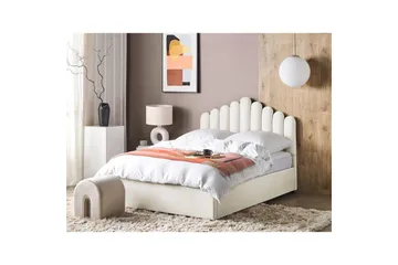 Säng med förvaring Vincennes - Vit, Svart, 140x200 cm - Möbler - Säng - Säng med förvaring