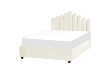 Säng med förvaring Vincennes - Vit, Svart, 140x200 cm - Möbler - Säng - Säng med förvaring